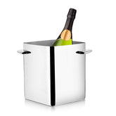 FnS Premium Stainless Steel Champagne Cooler Bucket, Silver
